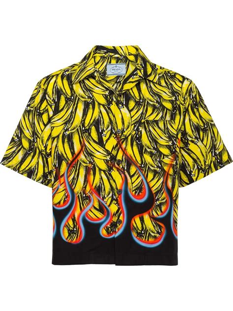 prada yellow shirt